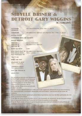 Sibylle Briner spielt Jazz mit Gary