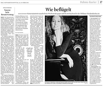 03|2011 Märkische Allgemeine Zeitung